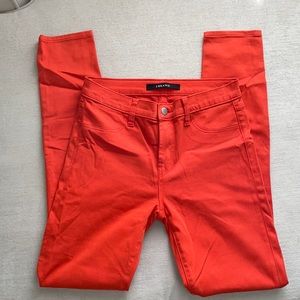 J Brand Orange Jegging